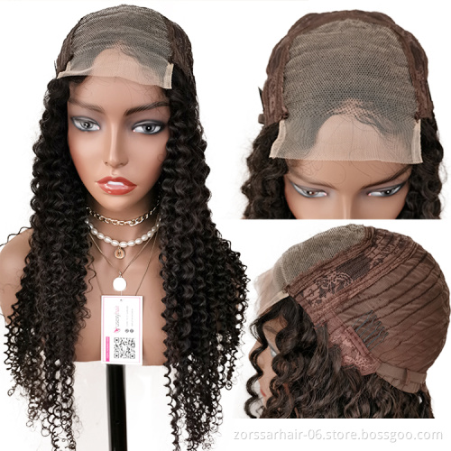 Virgin peruvian hair wig wholesale price kinky curly hair wigs human hair transparent hd frontal lace curly wigs for black women